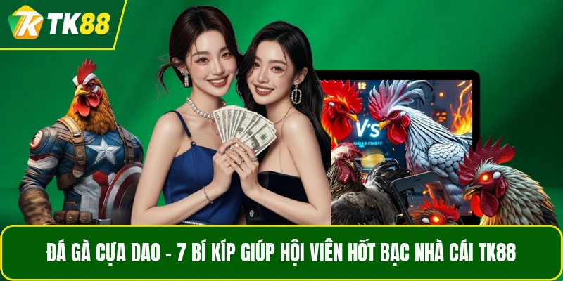 Đá Gà Cựa Dao - 7 Bí Kíp Giúp Hội Viên Hốt Bạc Nhà Cái TK88